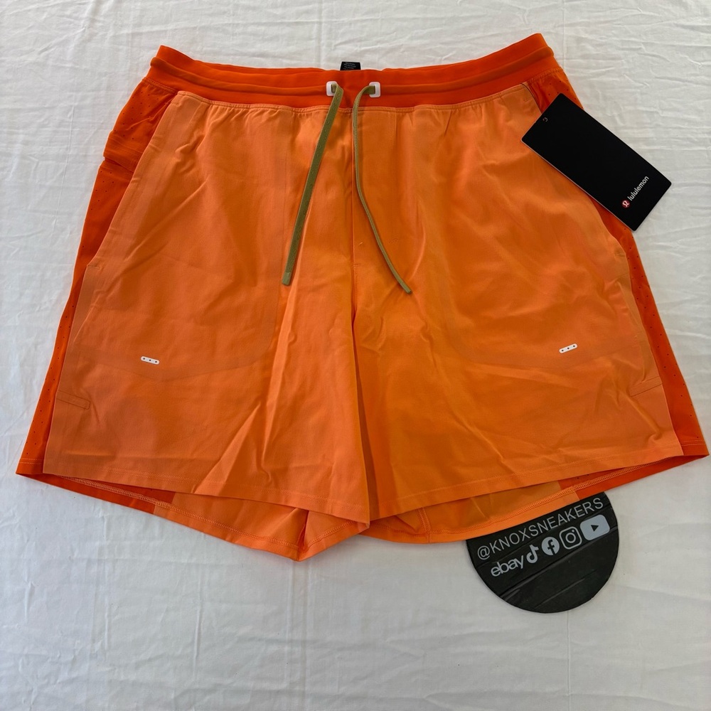 Lululemon Active Swim Short 6” Swimming Trunks ORFP Orange Men’s Size Medium